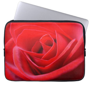 Capa Para Notebook bolsa de laptop de rosa vermelha Romântica para R