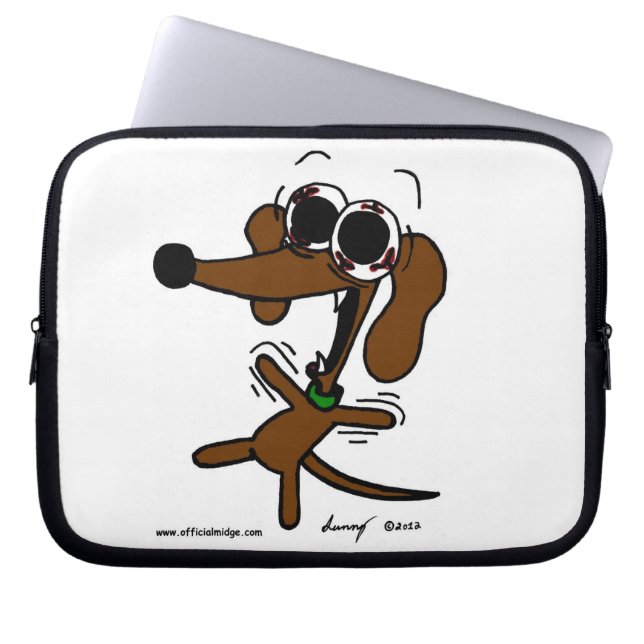 Capa Para Notebook Bolsa de laptop de Saída do Freakin do Midge (Frente)