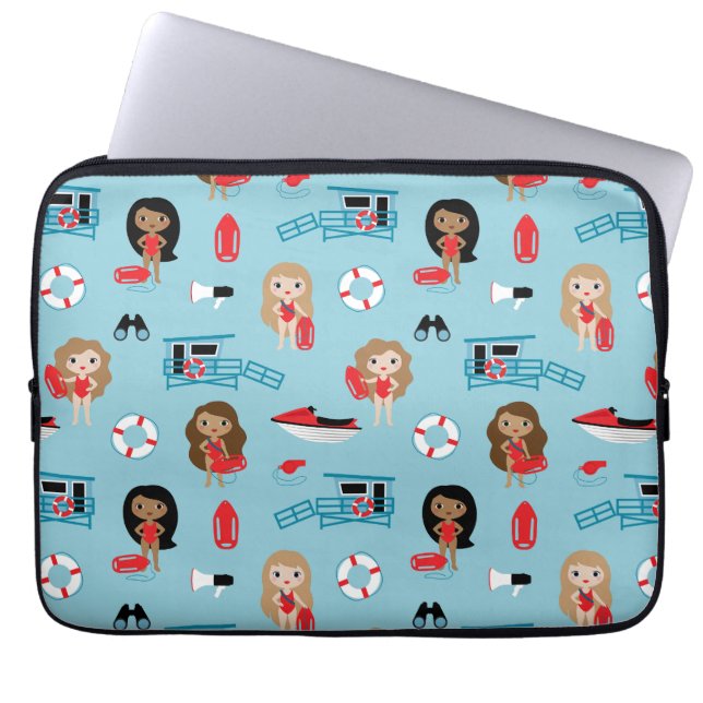 Capa Para Notebook Bolsa de laptop de salva-vidas (Frente)