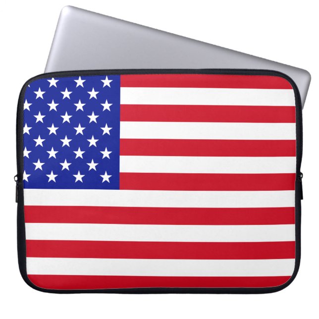 Capa Para Notebook Bolsa de laptop de Sinalizador Americano (Frente)