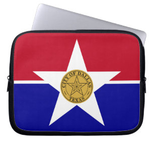 Capa Para Notebook Bolsa de laptop de Sinalizador da Cidade de Dallas