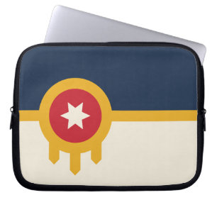 Capa Para Notebook Bolsa de laptop de Sinalizador da Cidade de Tulsa