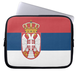 Capa Para Notebook Bolsa de laptop de Sinalizador da Sérvia