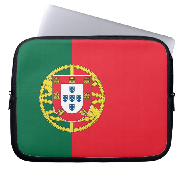 Capa Para Notebook Bolsa de laptop de Sinalizador de Portugal (Frente)