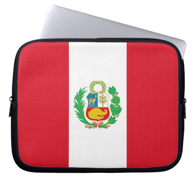 Capa Para Notebook Bolsa de laptop de Sinalizador do Peru (Frente)