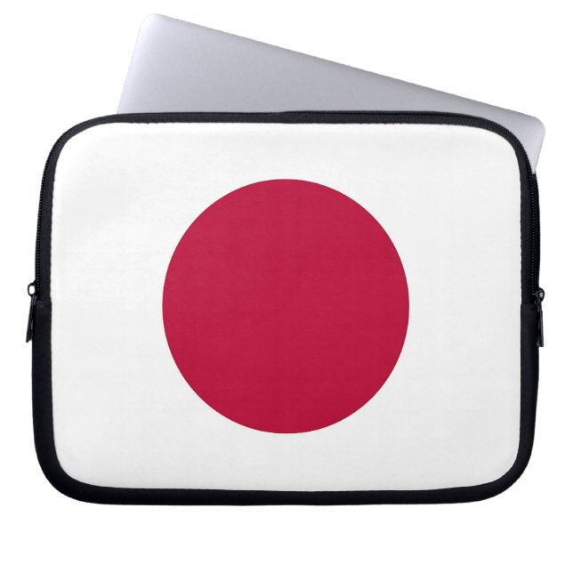 Capa Para Notebook Bolsa de laptop de Sinalizador Japonês (Frente)