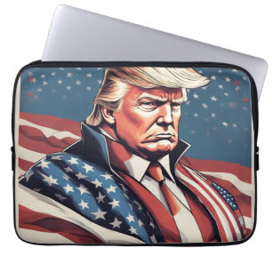 Capa Para Notebook Bolsa de laptop de Super-Herói Epic Trump