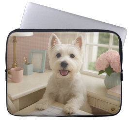 Capa Para Notebook Bolsa de laptop de Terrier na Highland Ocidental