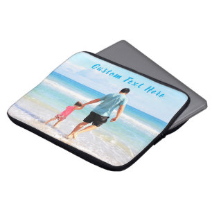 Capa Para Notebook Bolsa de laptop de Texto Fotográfico Personalizado