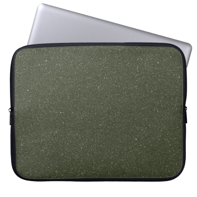 Capa Para Notebook Bolsa de laptop de Textura de Ruído Verde da Moss  (Frente)