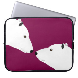 Capa Para Notebook Bolsa de laptop de Ursos Polares