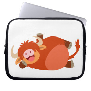 Capa Para Notebook Bolsa de laptop de Vaca do Terreno Superior Pregui