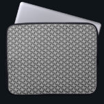 Capa Para Notebook Bolsa de laptop decorativa de Cinzas prateadas<br><div class="desc">Bolsa de laptop decorativa de Cinzas prateadas elegantes</div>