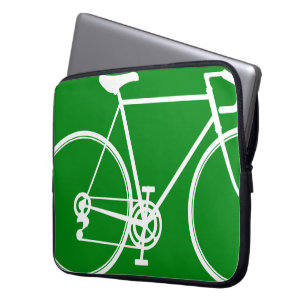 Capa Para Notebook Bolsa de laptop design de bicicleta verde