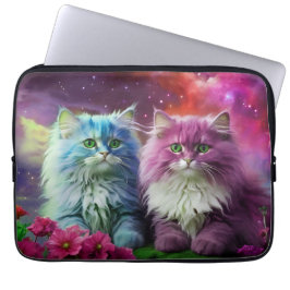 Capa Para Notebook Bolsa de laptop - Design de gato Na moda