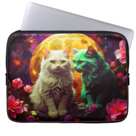 Capa Para Notebook Bolsa de laptop - Design de gato Na moda