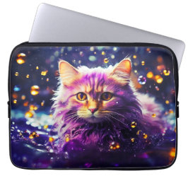 Capa Para Notebook Bolsa de laptop - Design de gato Na moda