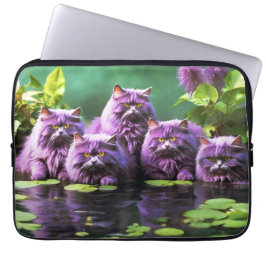 Capa Para Notebook Bolsa de laptop - Design de gato Na moda