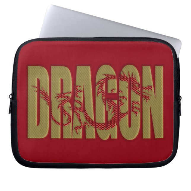 Capa Para Notebook bolsa de laptop do ano do dragão de 2024 (Frente)