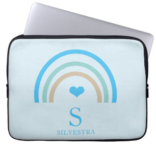 Capa Para Notebook Bolsa de laptop do arco-íris Monograma