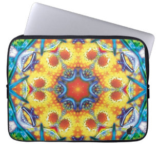 Capa Para Notebook Bolsa de laptop do caleidoscópio BannaPuddin