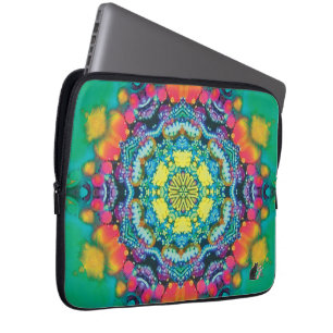 Capa Para Notebook Bolsa de laptop do caleidoscópio de bário