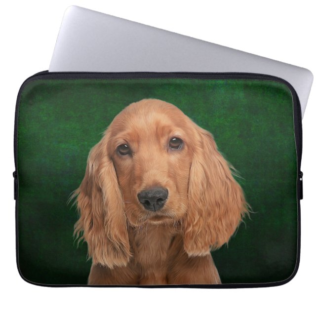 Capa Para Notebook Bolsa de laptop do Cocker Spaniel (Frente)