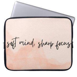 Capa Para Notebook Bolsa de laptop do Estudo Estético Rosa