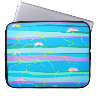 Capa Para Notebook Bolsa de laptop do Lotus Rosa