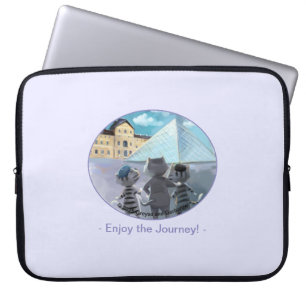 Capa Para Notebook Bolsa de laptop do Louvre - Aproveite