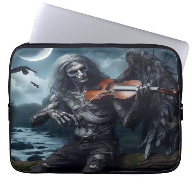 Capa Para Notebook Bolsa de laptop do Morcego Escuro (Frente)