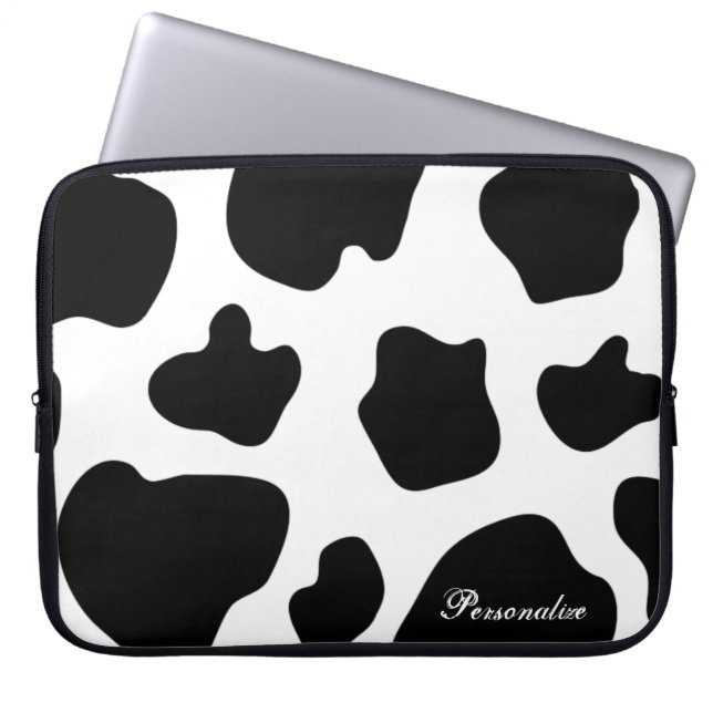Capa Para Notebook Bolsa de laptop do padrão de ocultação da vaca | I (Frente)