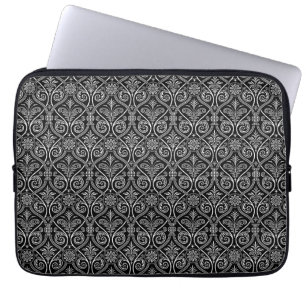 Capa Para Notebook Bolsa de laptop do padrão marinho Blue Damaks