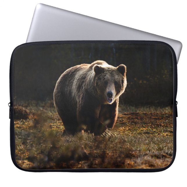 Capa Para Notebook Bolsa de laptop do urso (Frente)