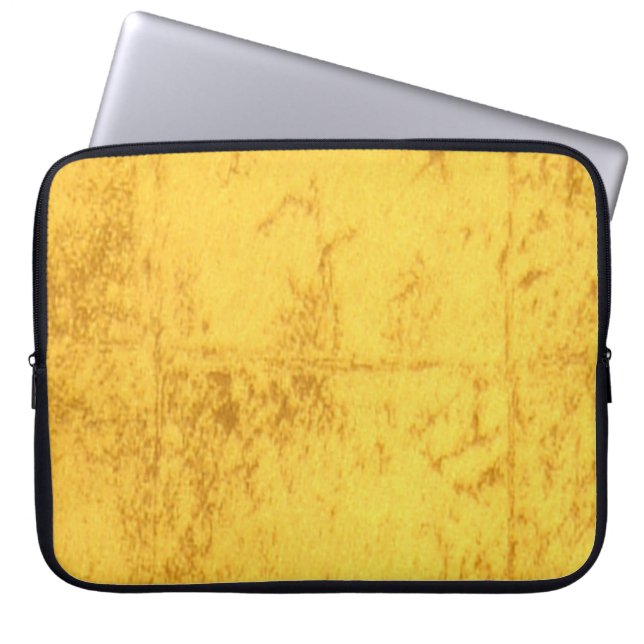Capa Para Notebook Bolsa de laptop Dourada (Frente)