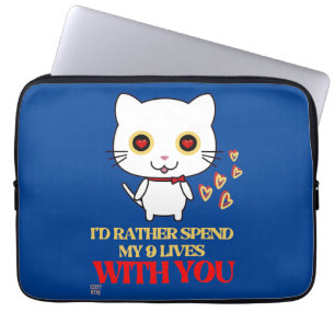 Capa Para Notebook bolsa de laptop engraçada "GATO GATO"