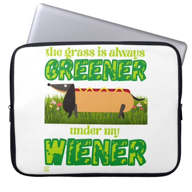 Capa Para Notebook bolsa de laptop engraçada "MY WIENER" (Frente)
