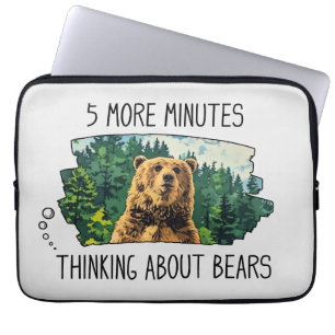 Capa Para Notebook Bolsa de laptop Engraçado do Urso