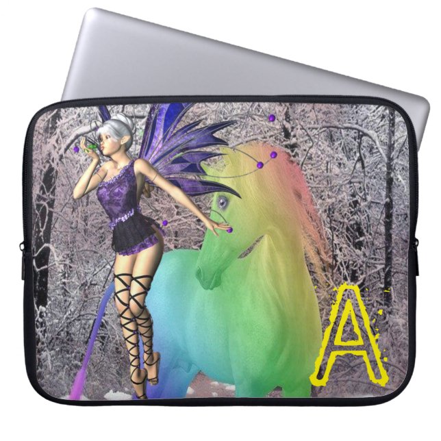 Capa Para Notebook Bolsa de laptop Fairy Pony (Frente)