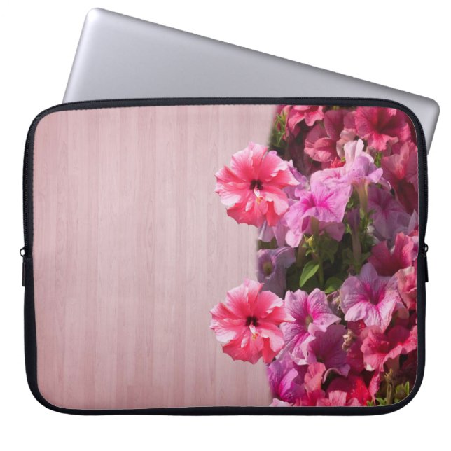 Capa Para Notebook Bolsa de laptop Floral (Frente)