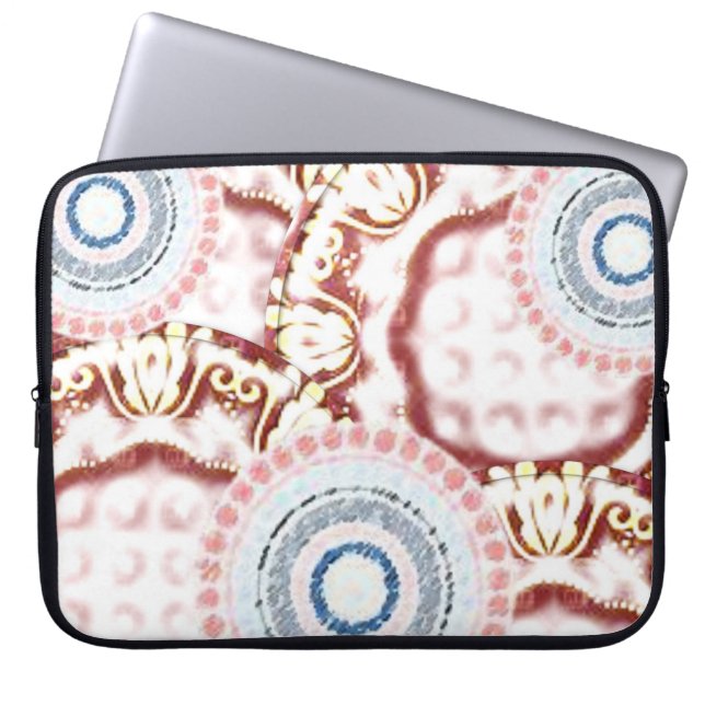 Capa Para Notebook Bolsa de laptop Floral (Frente)