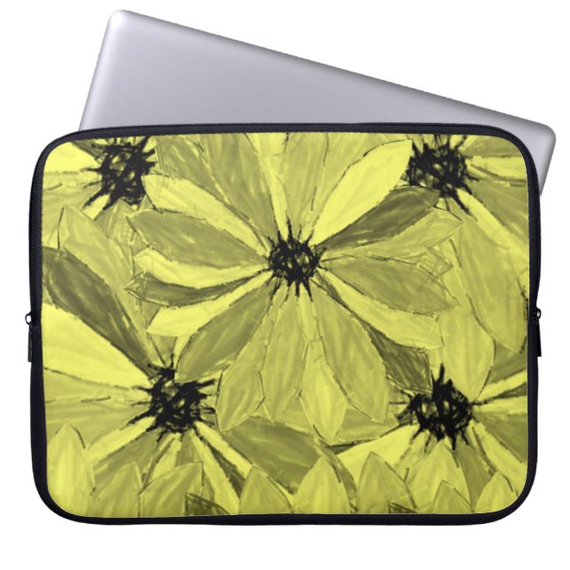 Capa Para Notebook Bolsa de laptop Floral (Frente)