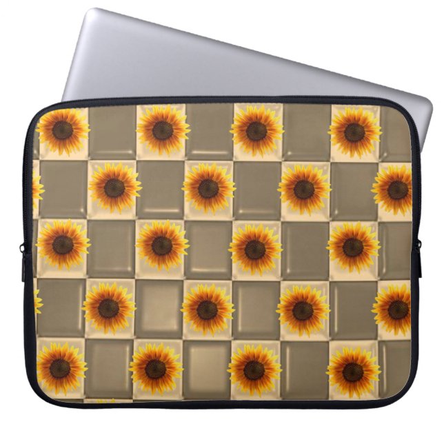 Capa Para Notebook Bolsa de laptop Floral (Frente)