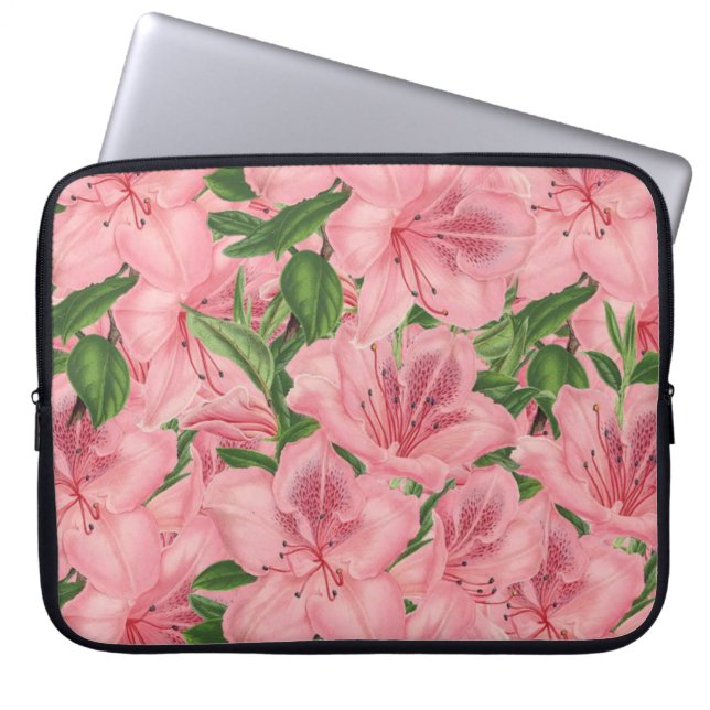 Capa Para Notebook Bolsa de laptop Floral (Frente)