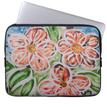 Bolsa de laptop Funky Flowers