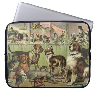 Capa Para Notebook Bolsa de laptop Furry Friends Dog