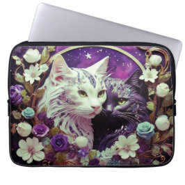 Capa Para Notebook Bolsa de laptop - Gato Na moda
