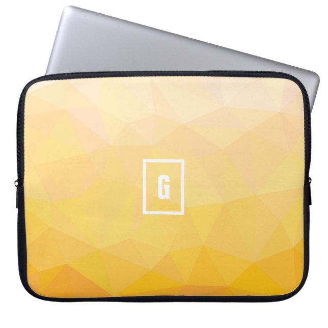 Capa Para Notebook Bolsa de laptop geométrica inicial de Verão de mat (Frente)