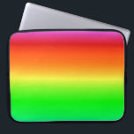 Capa Para Notebook Bolsa de laptop Gradiente 03<br><div class="desc">Padrão de gradiente colorido em tons de verde e vermelho. Veja todos os produtos correspondentes em nossa loja.</div>