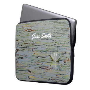 Capa Para Notebook Bolsa de laptop I do Lago Waterlily Pond Lake